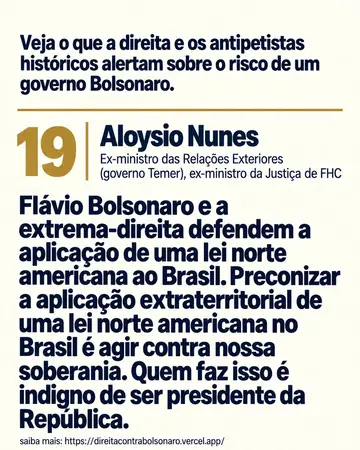Card: Aloysio Nunes